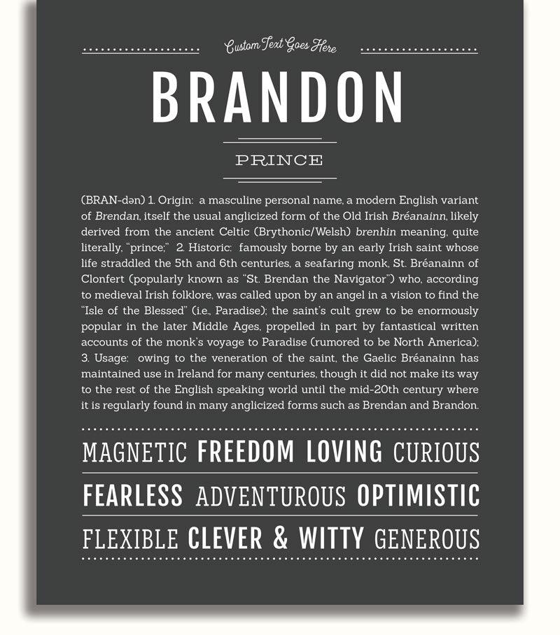 What Does The Name Brandon Mean What Does The Name Brandon Mean
