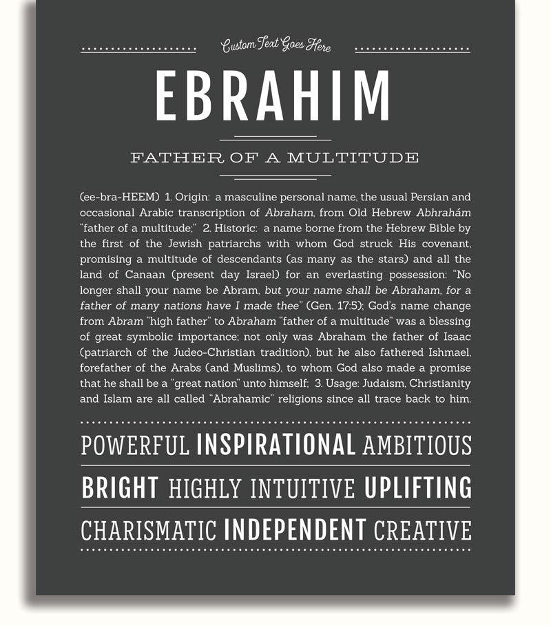 MEANING OF THE NAME EBRAHIM visual data 7