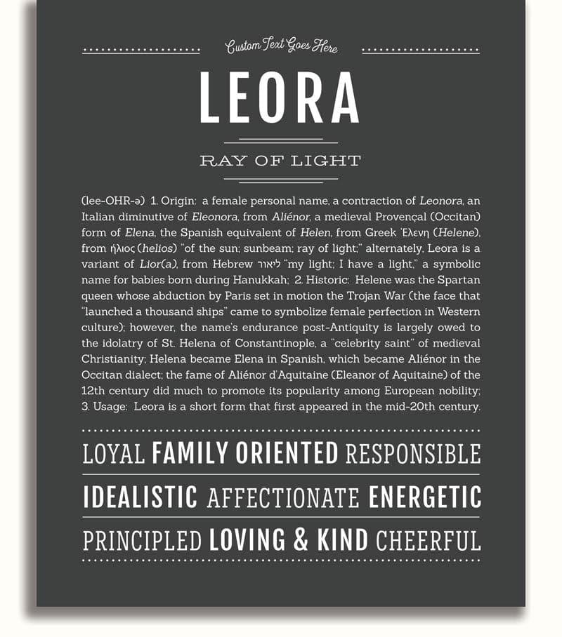 Leora Name Art Print Name Stories leora-name-art-print-name-stories