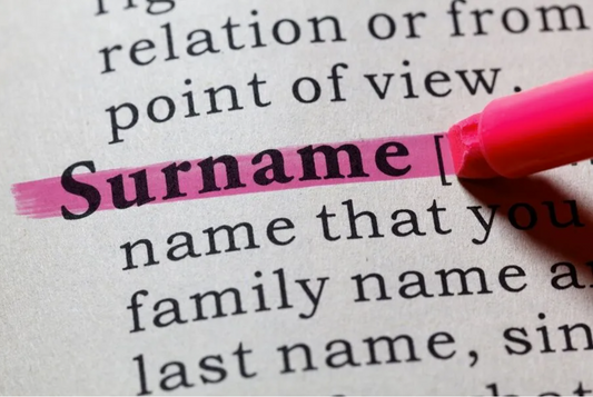 Surnames as First Names Blog
