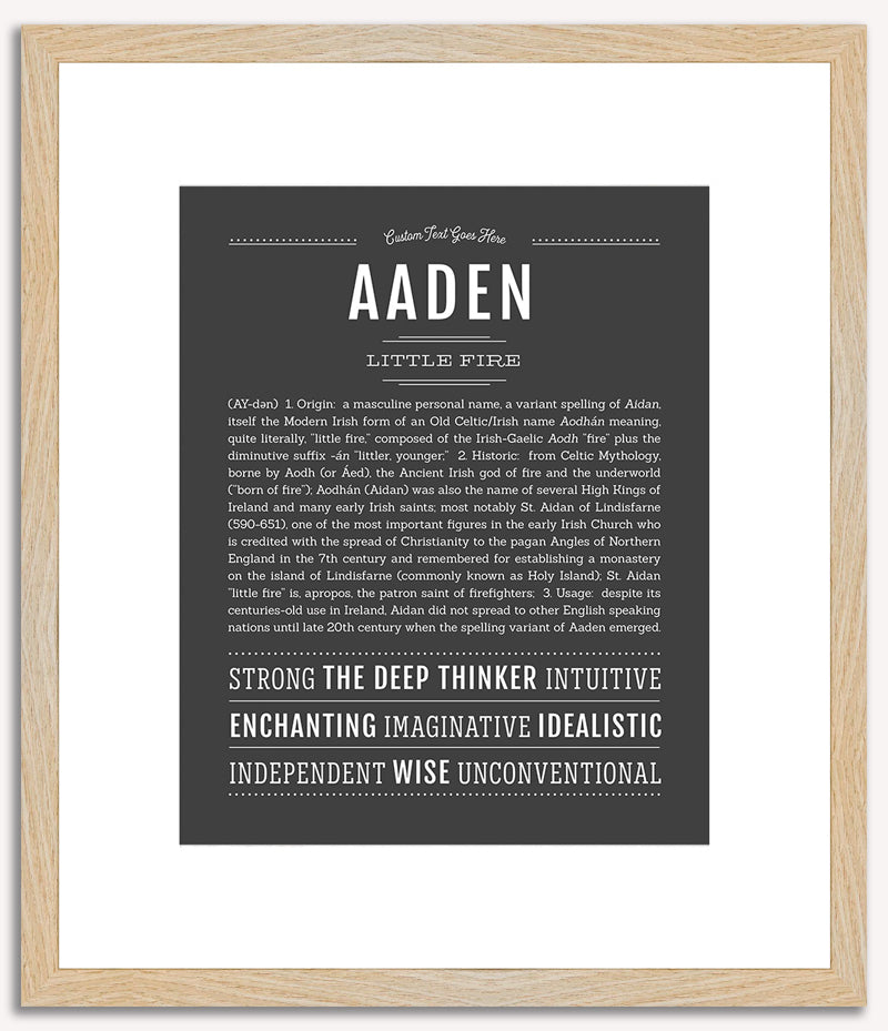 Aaden | Name Art Print