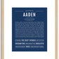 Aaden | Name Art Print