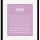 Frame Options | Lilac | Black Frame, Matted