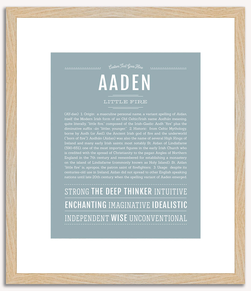 Aaden | Name Art Print