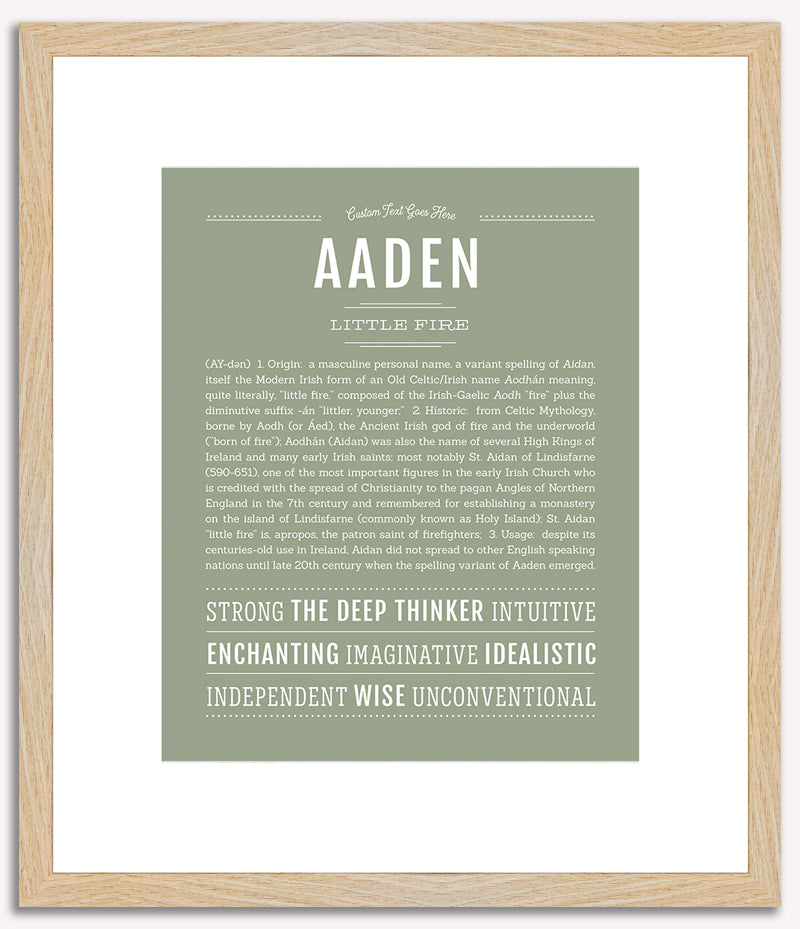 Aaden | Name Art Print