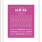 Frame Options | Dark Pink | Black Frame, Matted