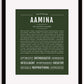 Frame Options | Deep Forest | Maple Frame, Matted