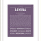 Frame Options | Deep Purple | Black Frame, Matted
