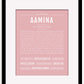 Frame Options | Dusty Rose | Maple Frame, Matted