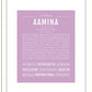 Frame Options | Lilac | Black Frame, Matted