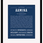 Frame Options | Midnight Blue | Maple Frame, Matted