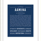 Frame Options | Midnight Blue | Black Frame, Matted