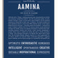 Frame Options | Midnight Blue | White Frame, Matted