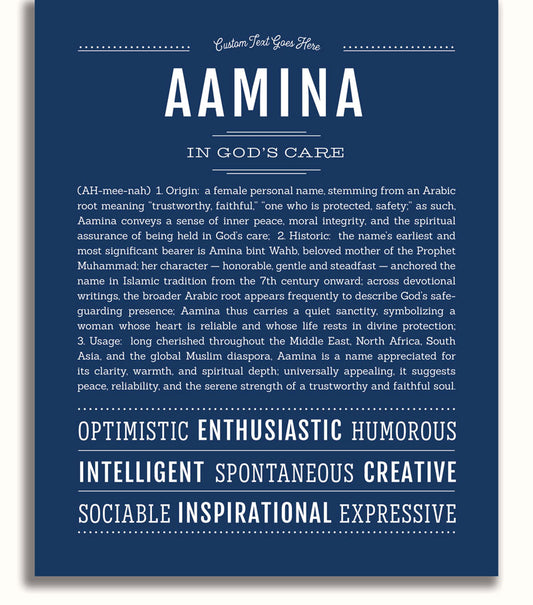 Frame Options | Midnight Blue | White Frame, Matted