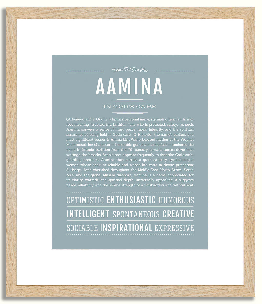 Aamina | Name Art Print