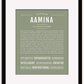 Frame Options | Sage | Maple Frame, Matted