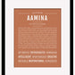Frame Options | Terra Cotta | Maple Frame, Matted