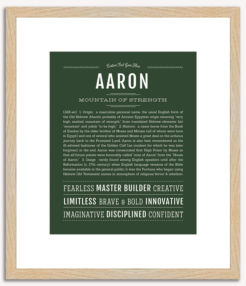 Aaron | Name Art Print