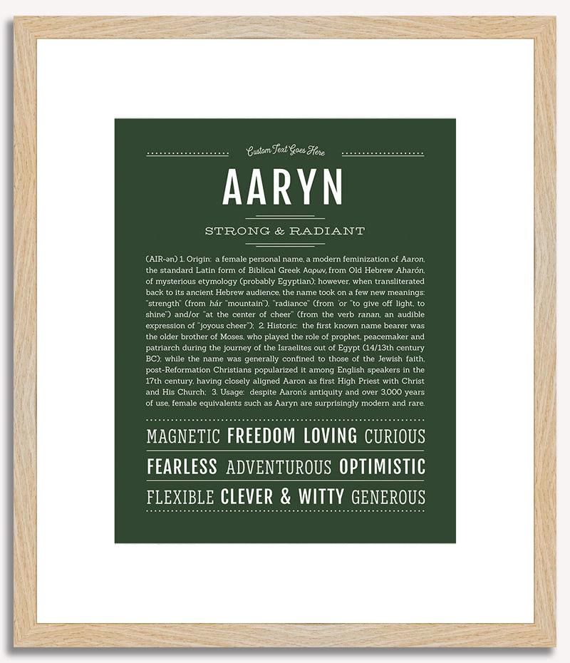 Aaryn | Name Art Print