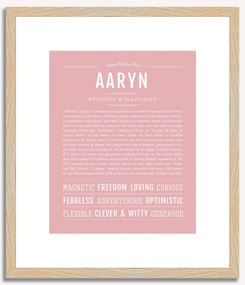 Aaryn | Name Art Print