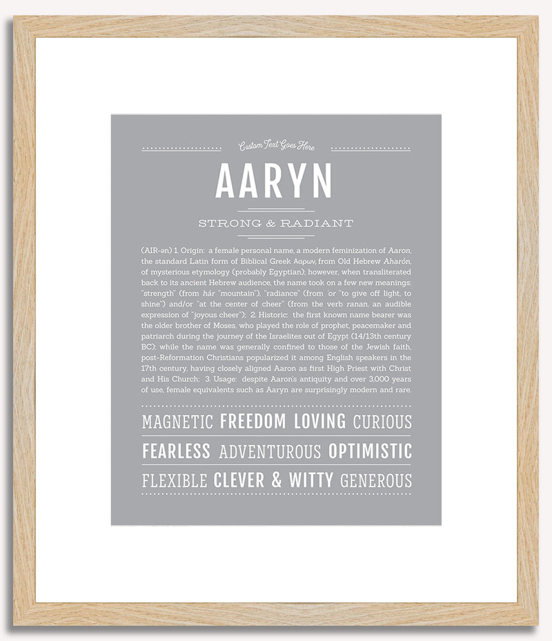 Aaryn | Name Art Print