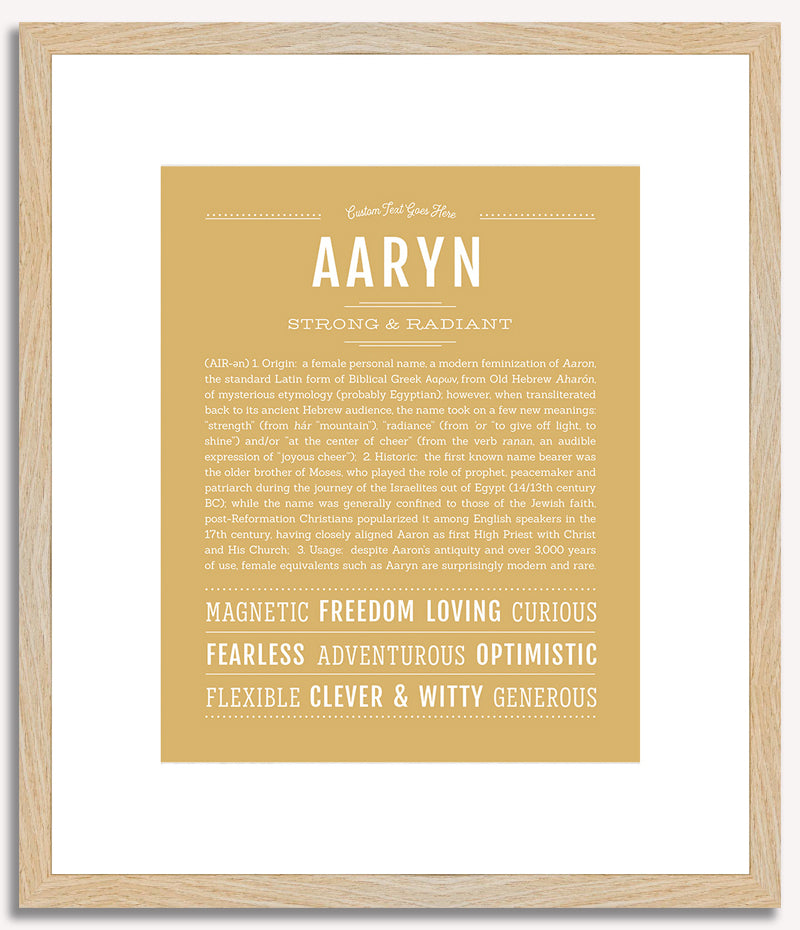 Aaryn | Name Art Print