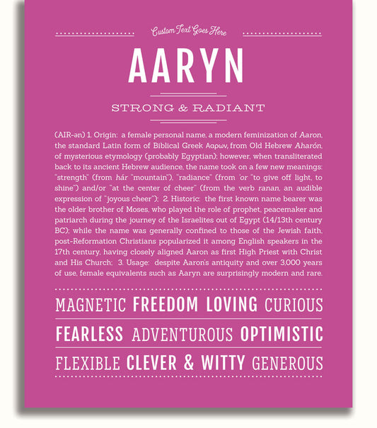 Frame Options | Dark Pink | No Frame