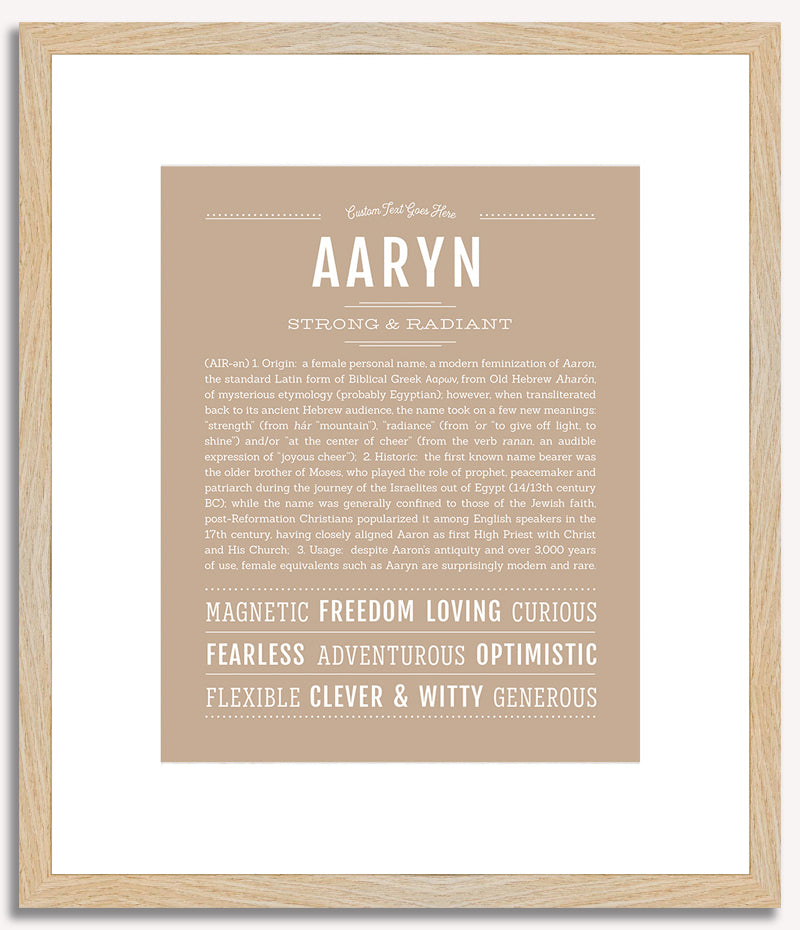 Aaryn | Name Art Print