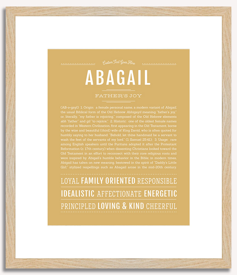 Abagail | Name Art Print