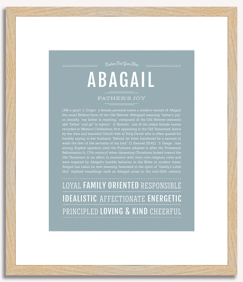 Abagail | Name Art Print