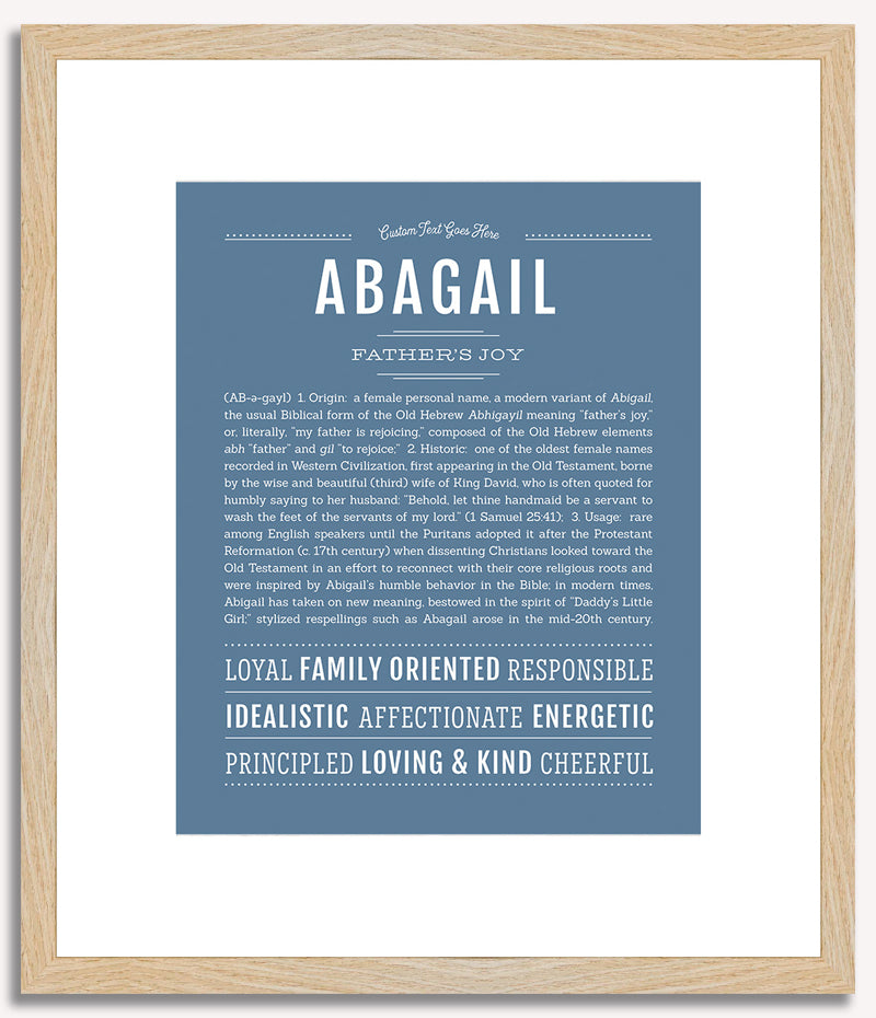 Abagail | Name Art Print