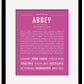 Frame Options | Dark Pink | Black Frame, Matted