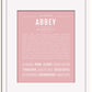 Frame Options | Dusty Rose | White Frame, Matted