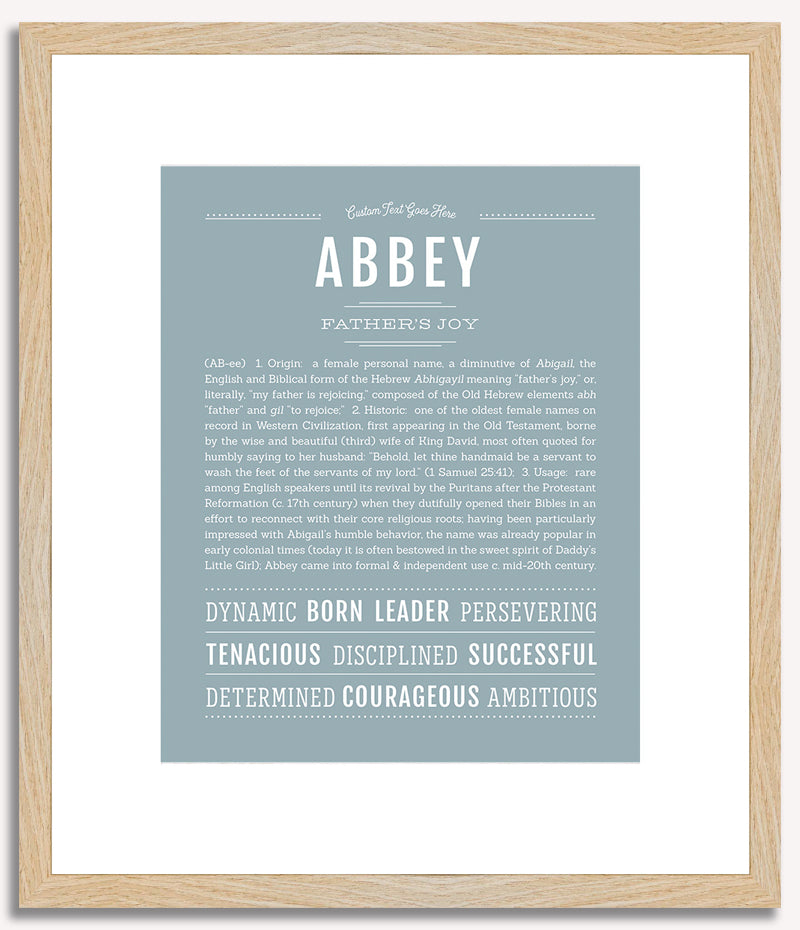 Abbey | Name Art Print