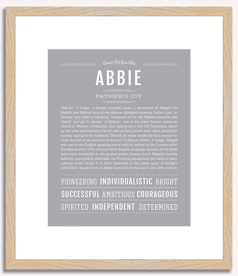 Abbie | Name Art Print