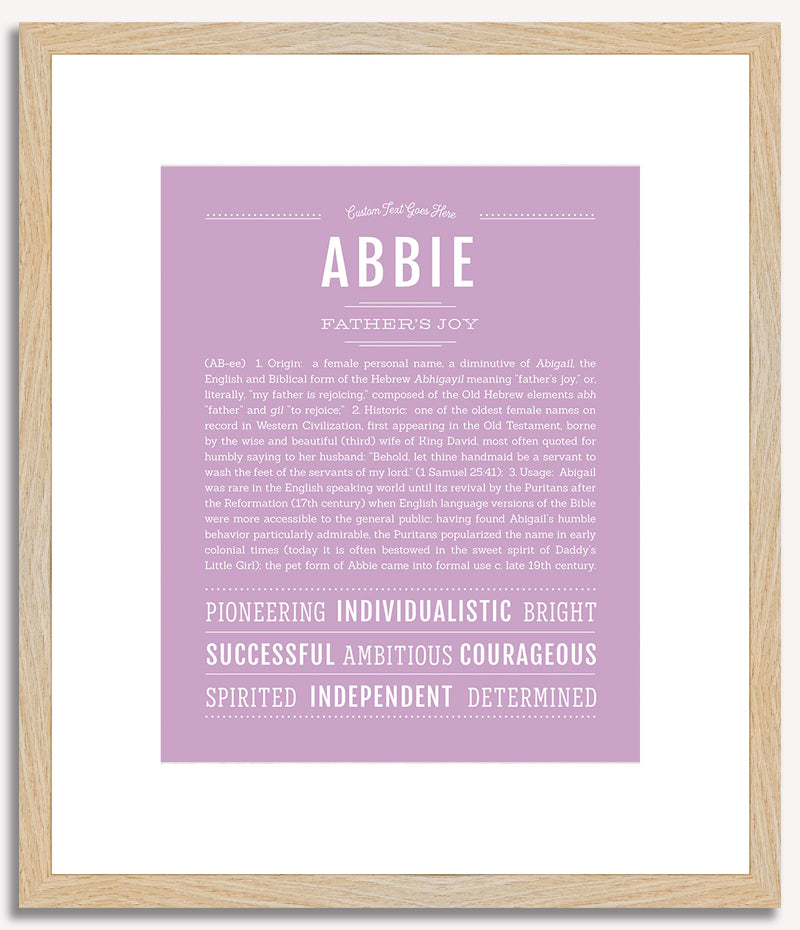 Abbie | Name Art Print