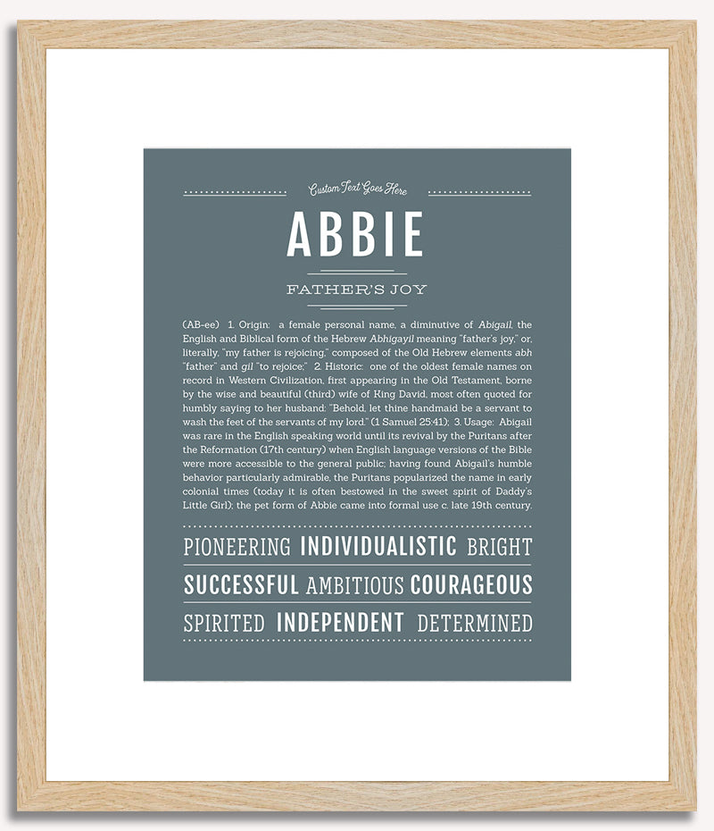 Abbie | Name Art Print