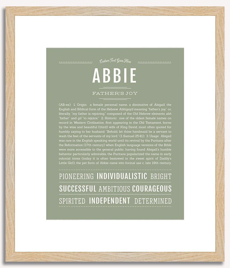 Abbie | Name Art Print