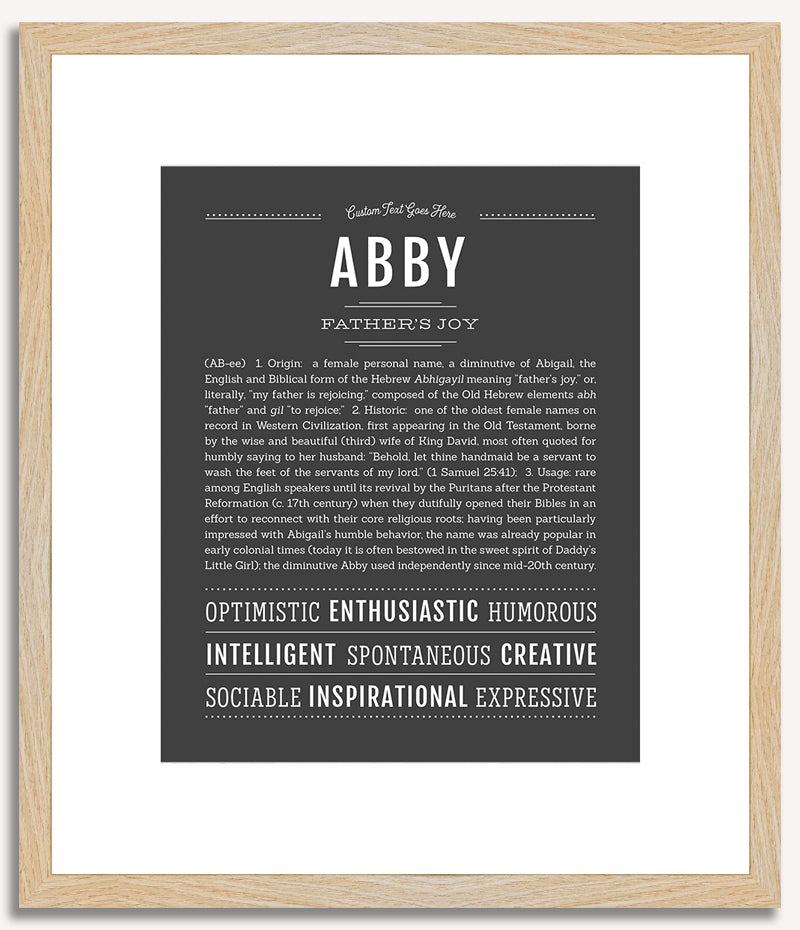 Abby | Name Art Print