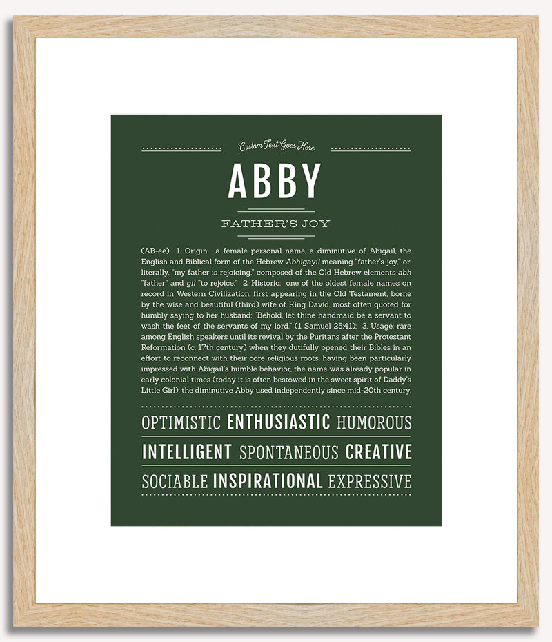 Abby | Name Art Print