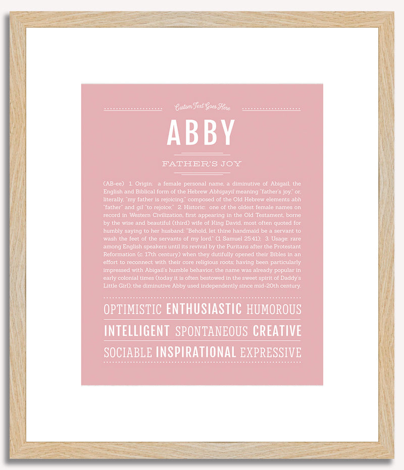 Abby | Name Art Print