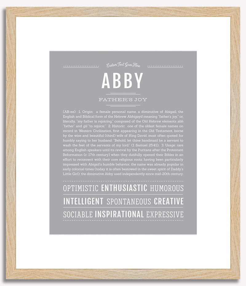 Abby | Name Art Print