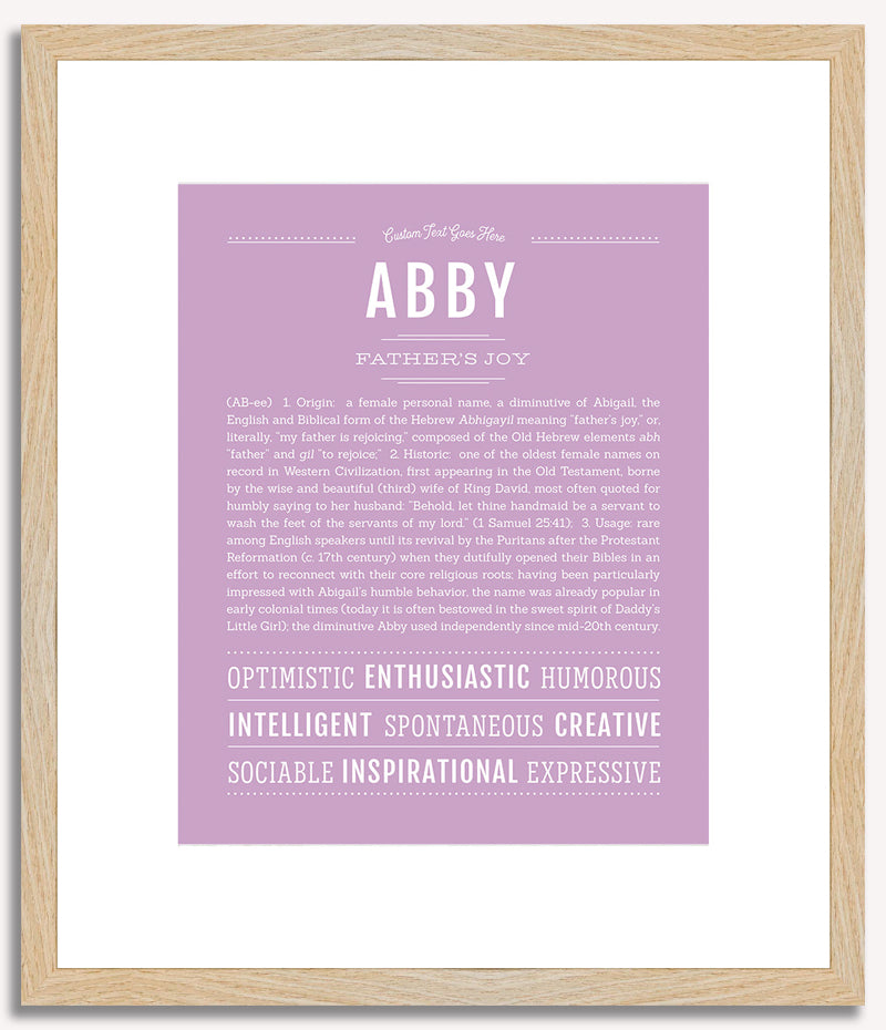 Abby | Name Art Print