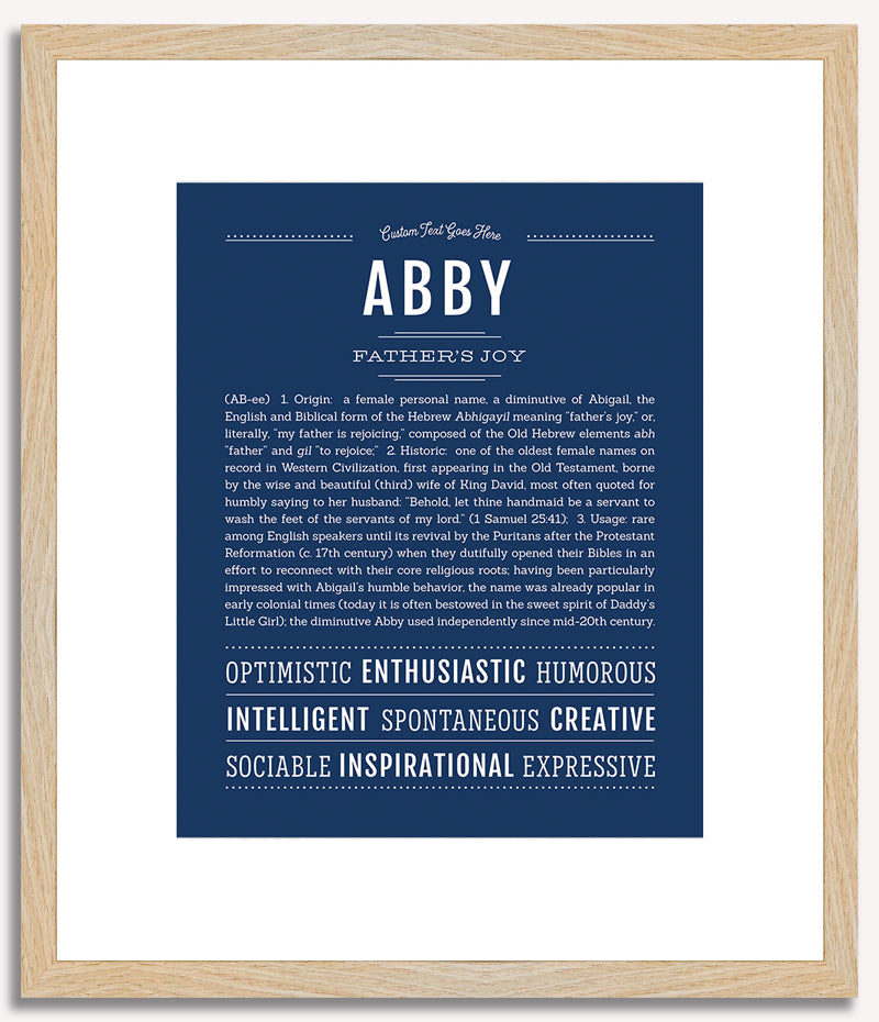 Abby | Name Art Print