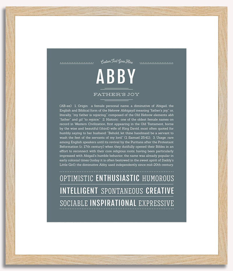 Abby | Name Art Print