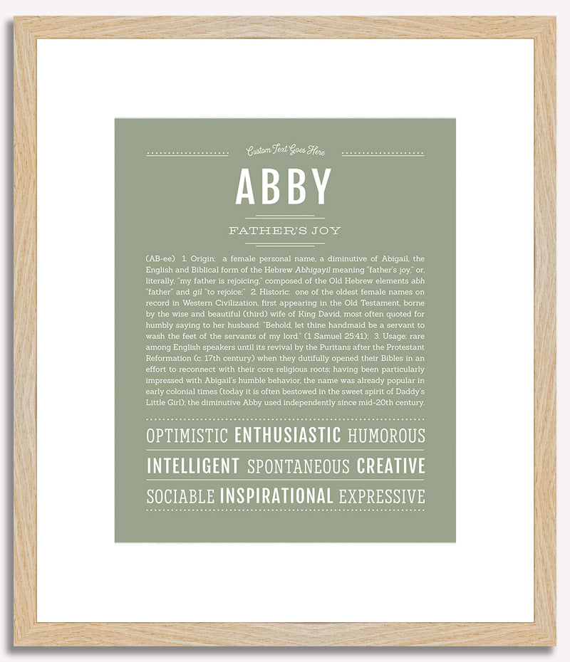 Abby | Name Art Print