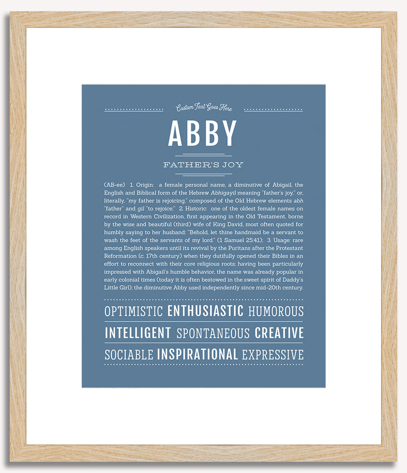 Abby | Name Art Print