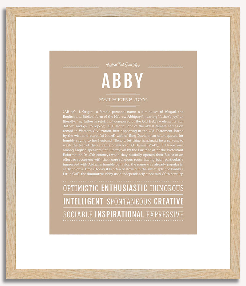 Abby | Name Art Print