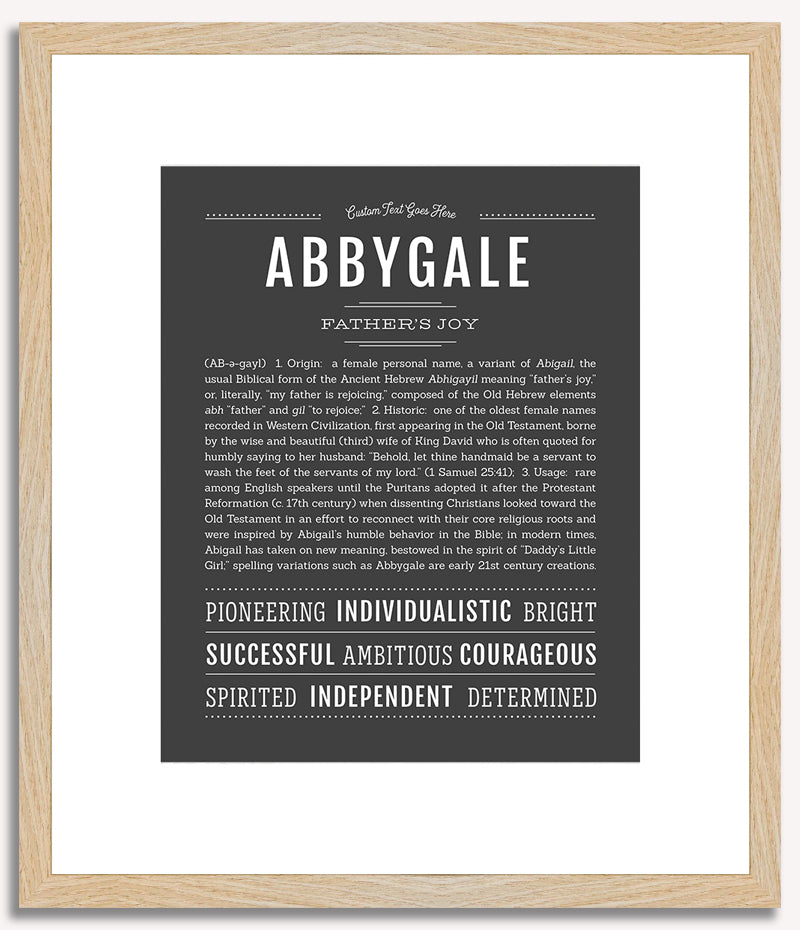 Abbygale | Name Art Print