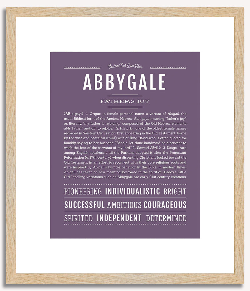 Abbygale | Name Art Print